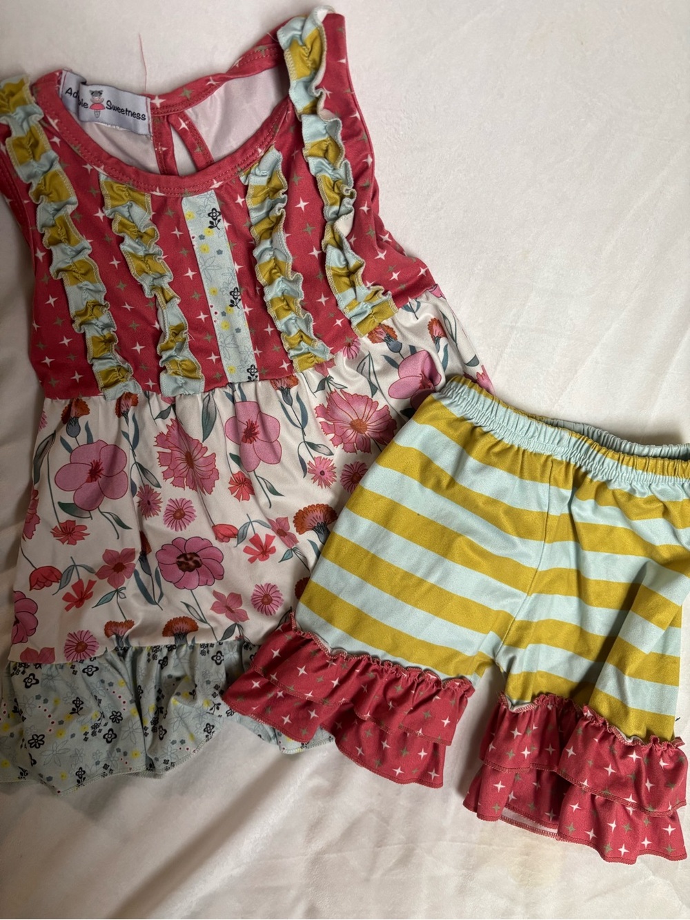 Boutique style toddler girls size 3T outfit
